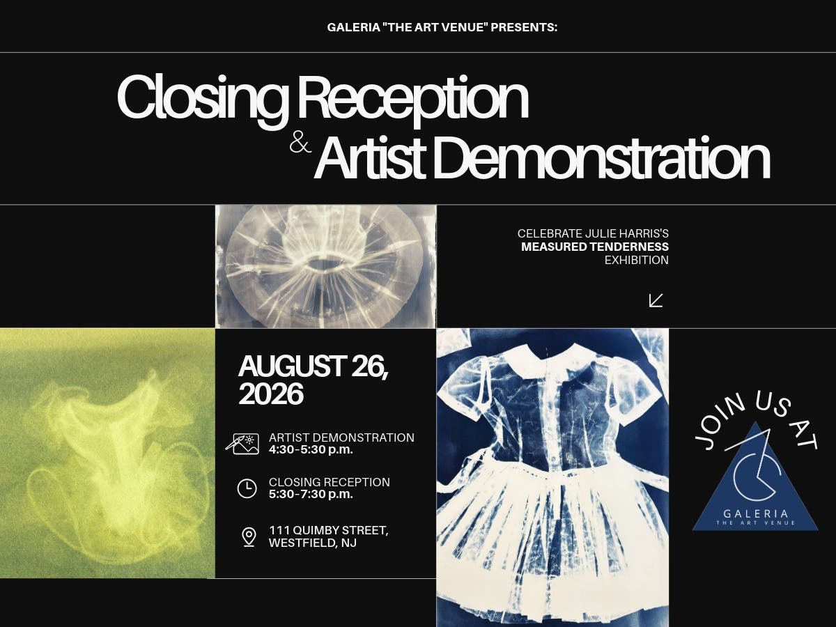 Closing Reception and Artist Demonstration - Celebrate Julie Harris's Measured Tenderness Exhibition