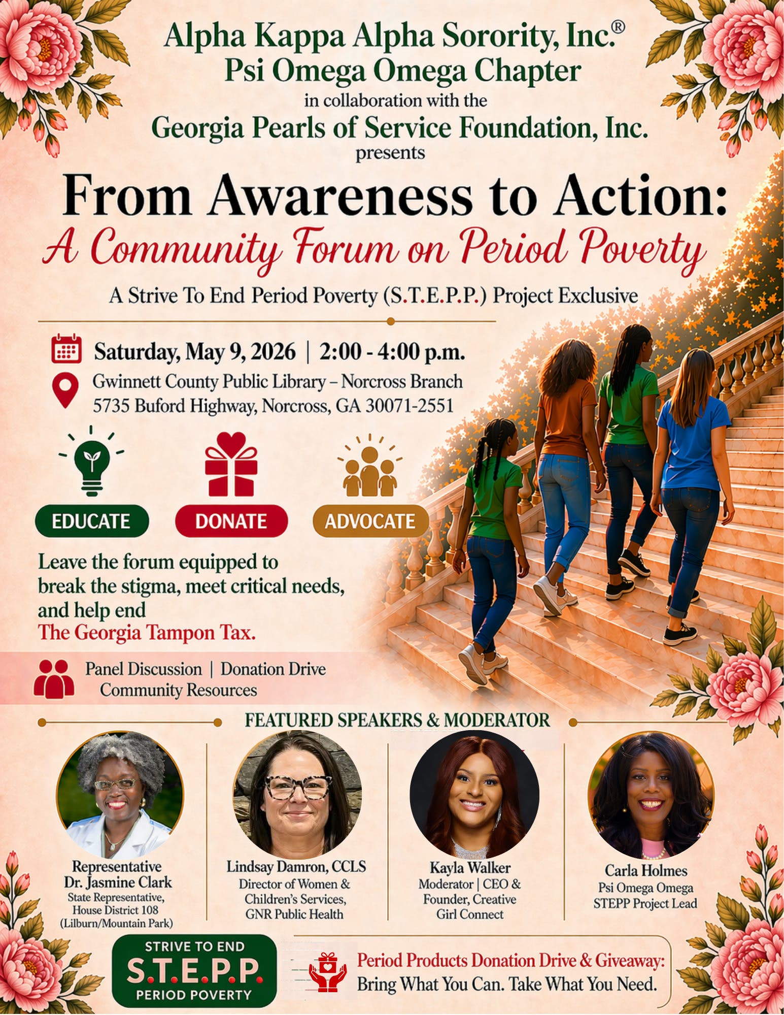 From Awareness to Action: A Community Forum on Period Poverty