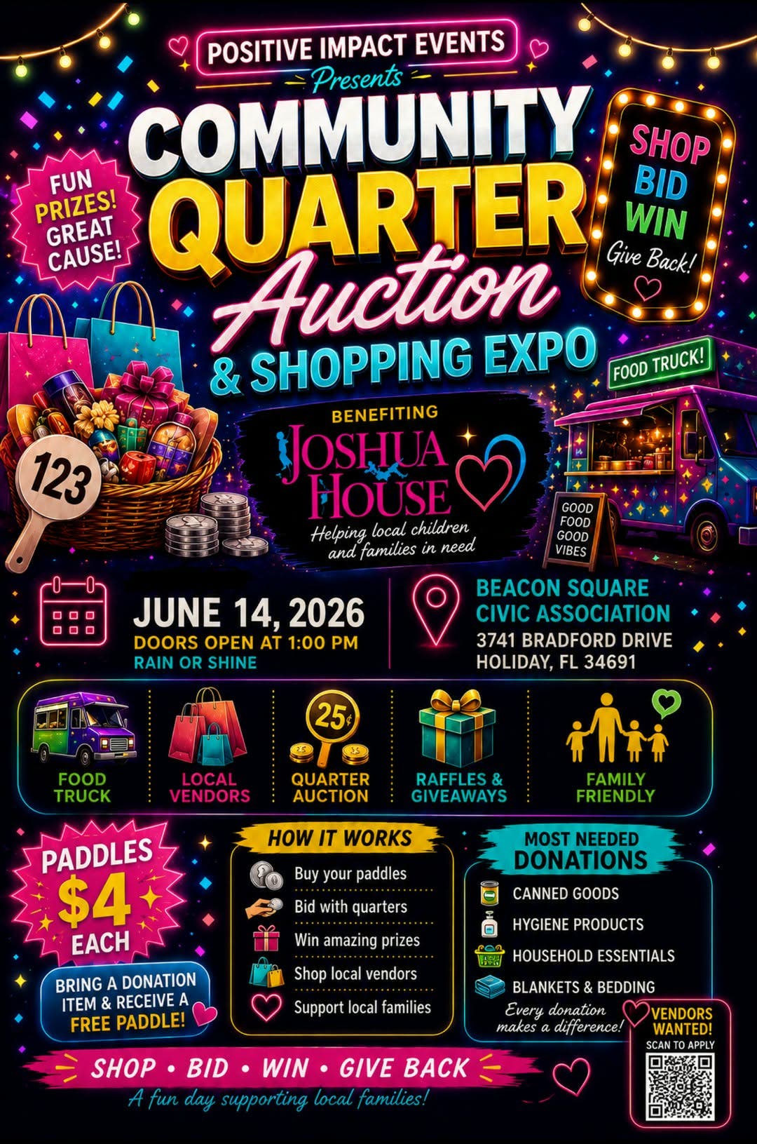 Community Quarter Auction & Shopping Expo
