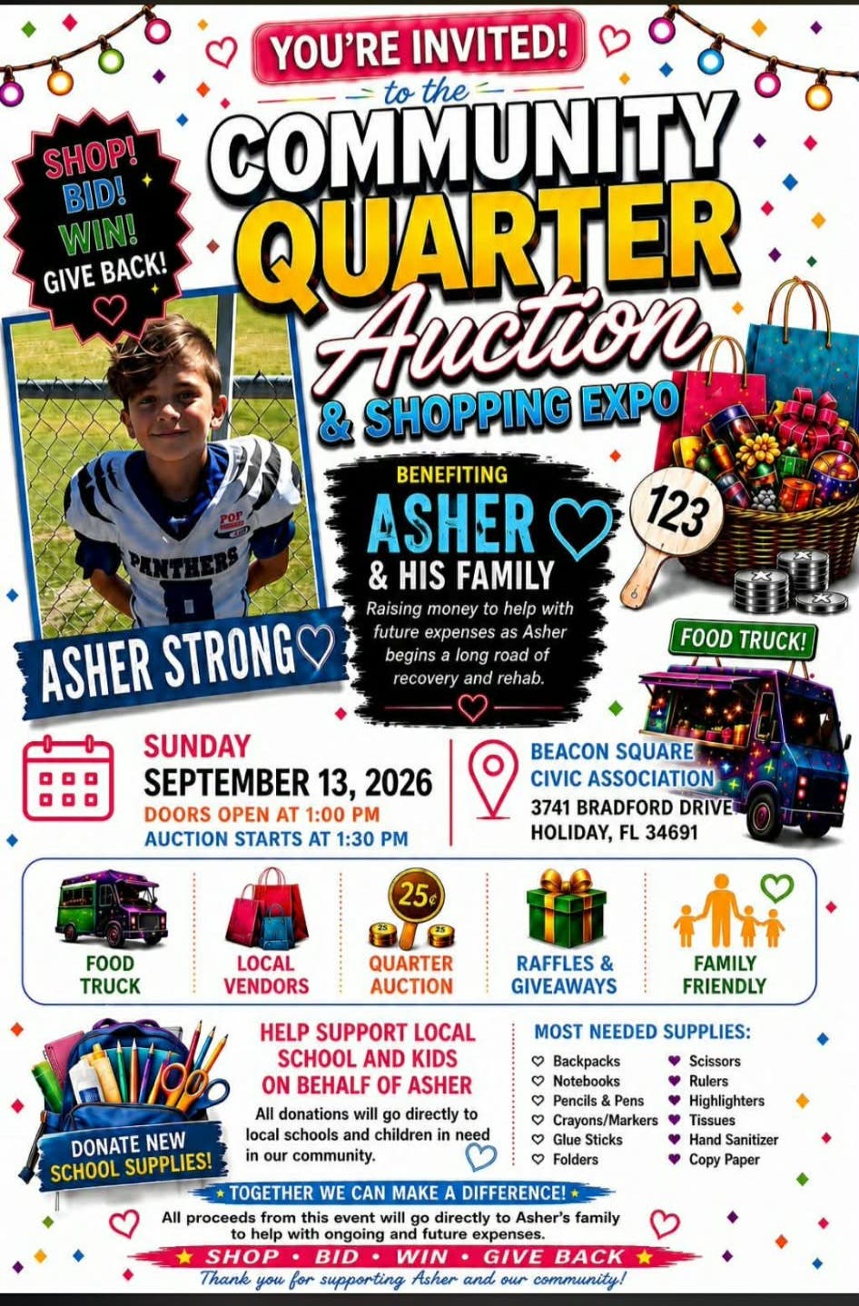 Community Quarter Auction & Shopping Expo