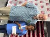 John Smith Horn with his student Aaron Aldrin of Timothy Edwards School, South Windsor.
