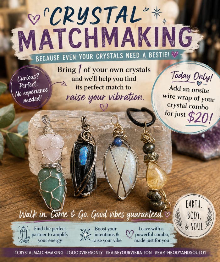 CRYSTAL MATCHMAKING: Because Even Your Crystals Need a Bestie