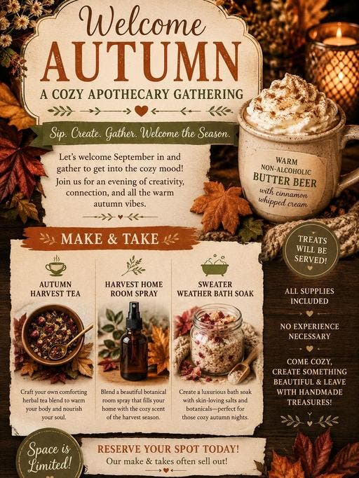 π Welcome Autumn: A Cozy Apothecary Gathering π