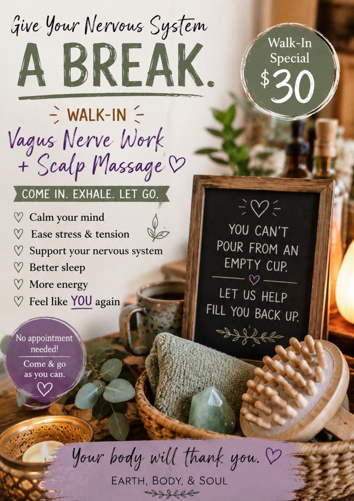 Walk-In Vagus Nerve Work & Scalp Massage