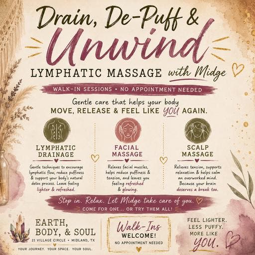 Drain, De-Puff & Unwind | Lymphatic Massage with Midge
