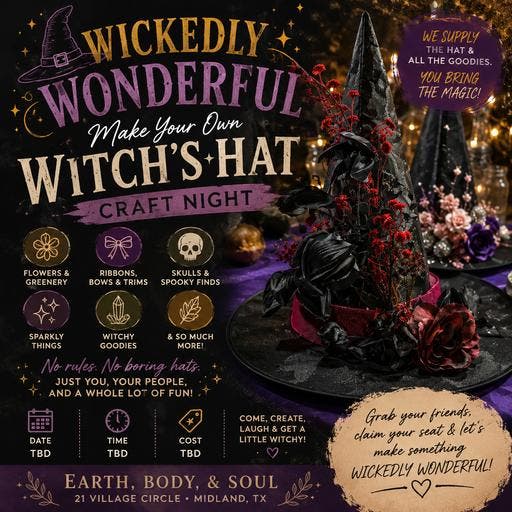 Wickedly Wonderful - Make Your Own Witches Hat