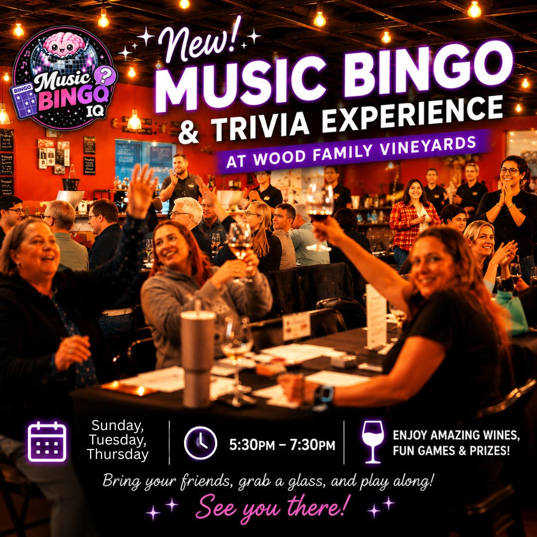 Music Bingo & Trivia at Wood Family Vineyards