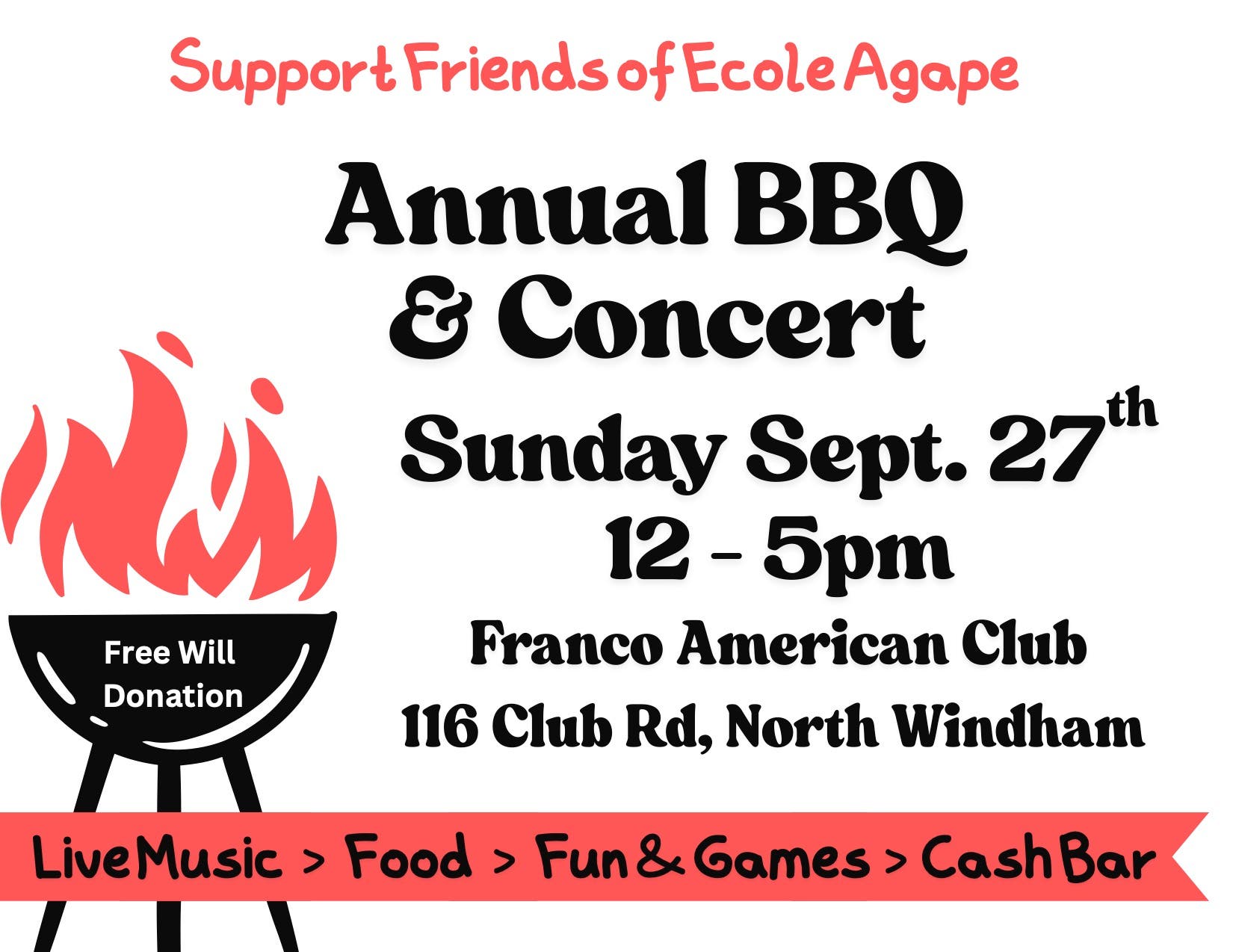Annual BBQ and Concert