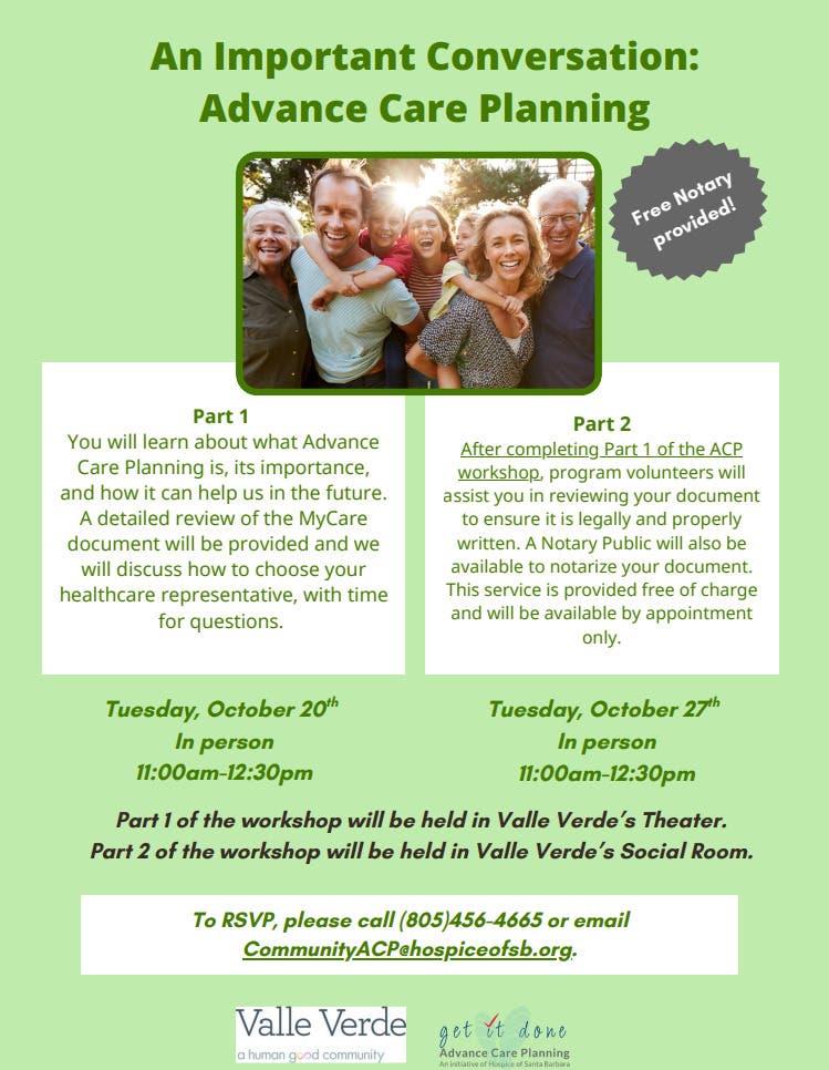 An Important Conversation: Advance Care Planning