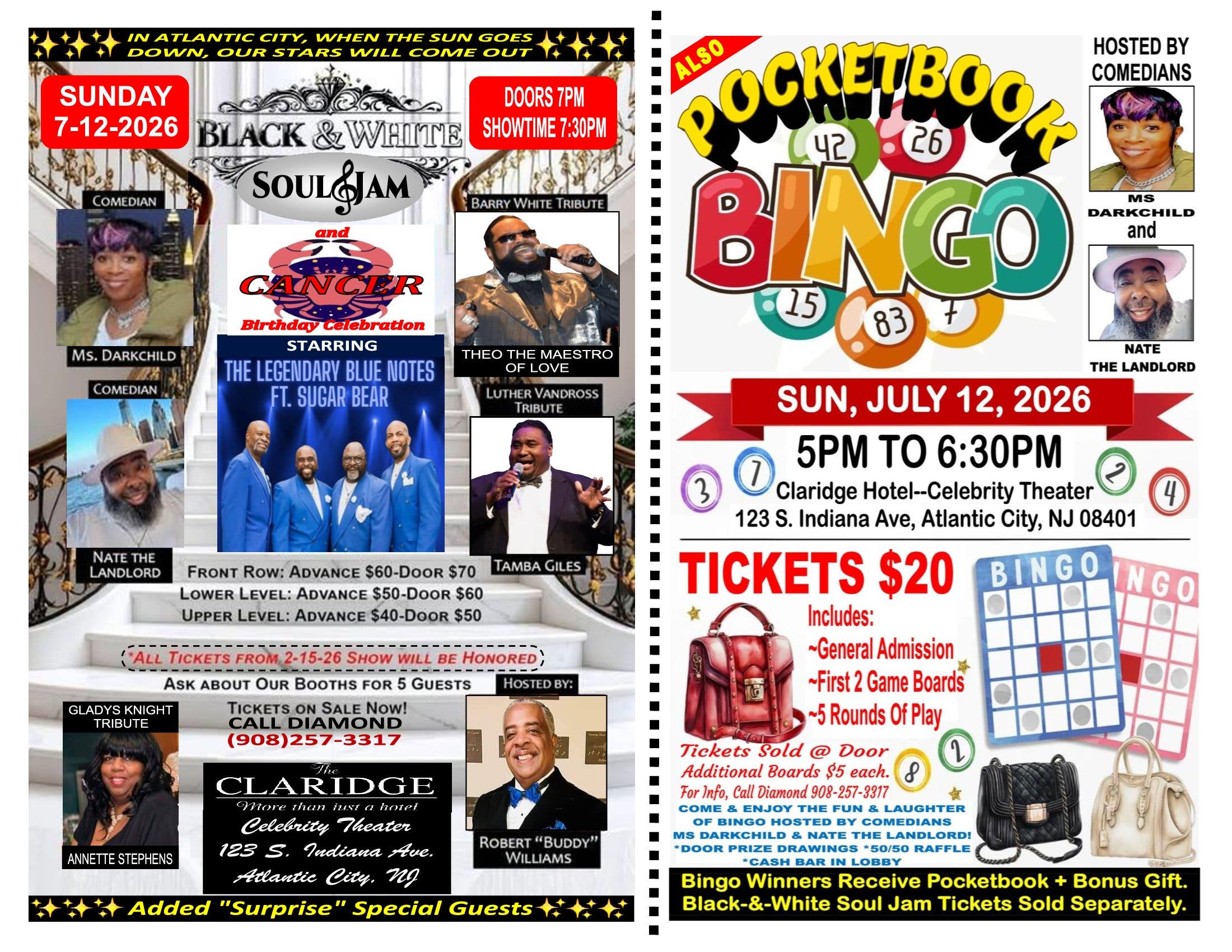 Don't Miss The Black & White Soul Jam (+ Pocketbook Bingo)