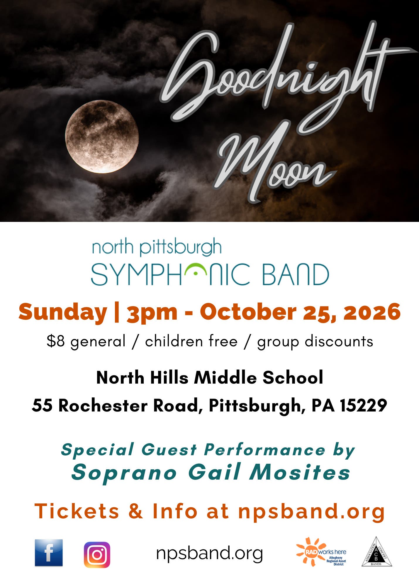 North Pittsburgh Symphonic Band Concert - Goodnight Moon