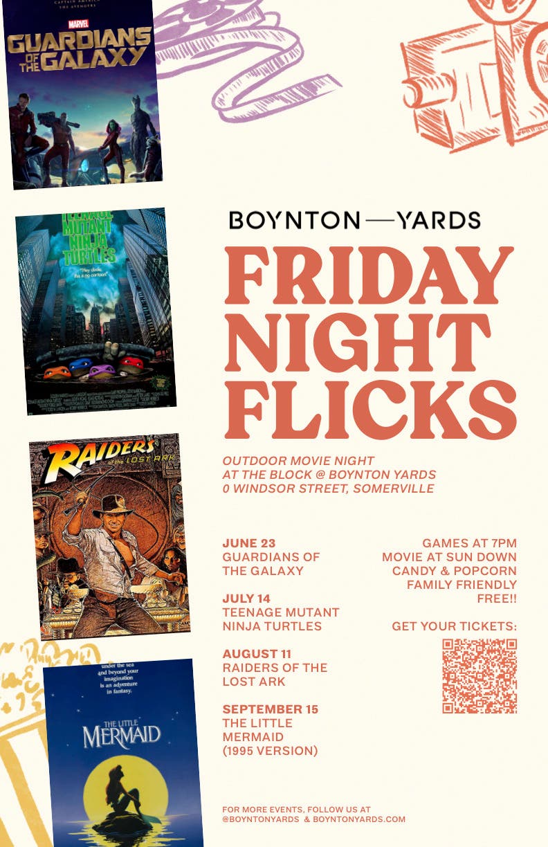 Jun 23 Friday Flicks Outdoor Movie Nights at Boynton Yards Somerville, MA Patch