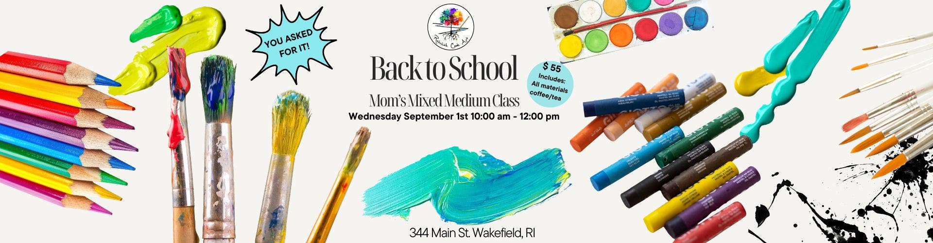 Back to School - Mom's Mixed Media Class
