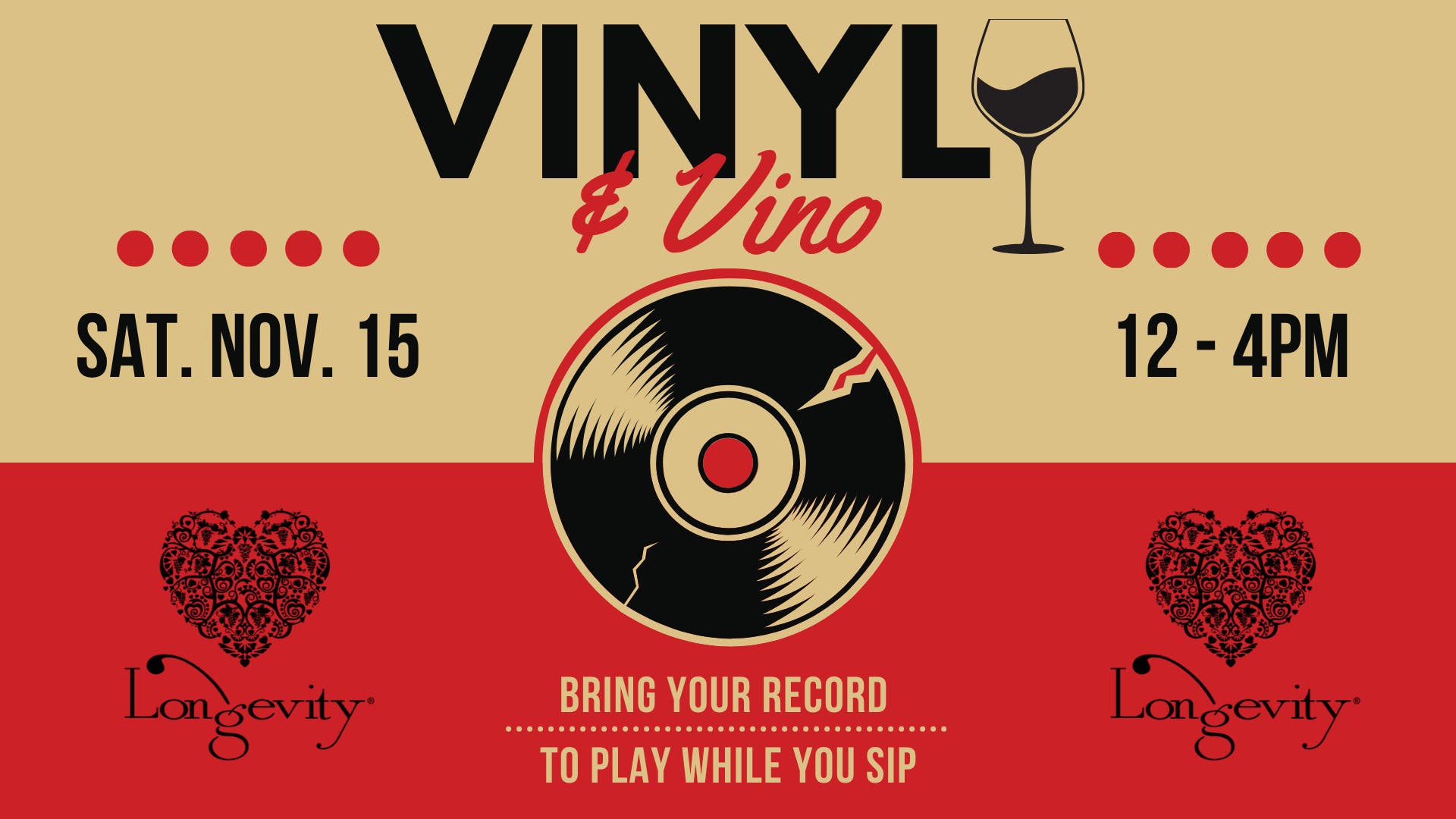 Vinyl & Vino at Longevity
