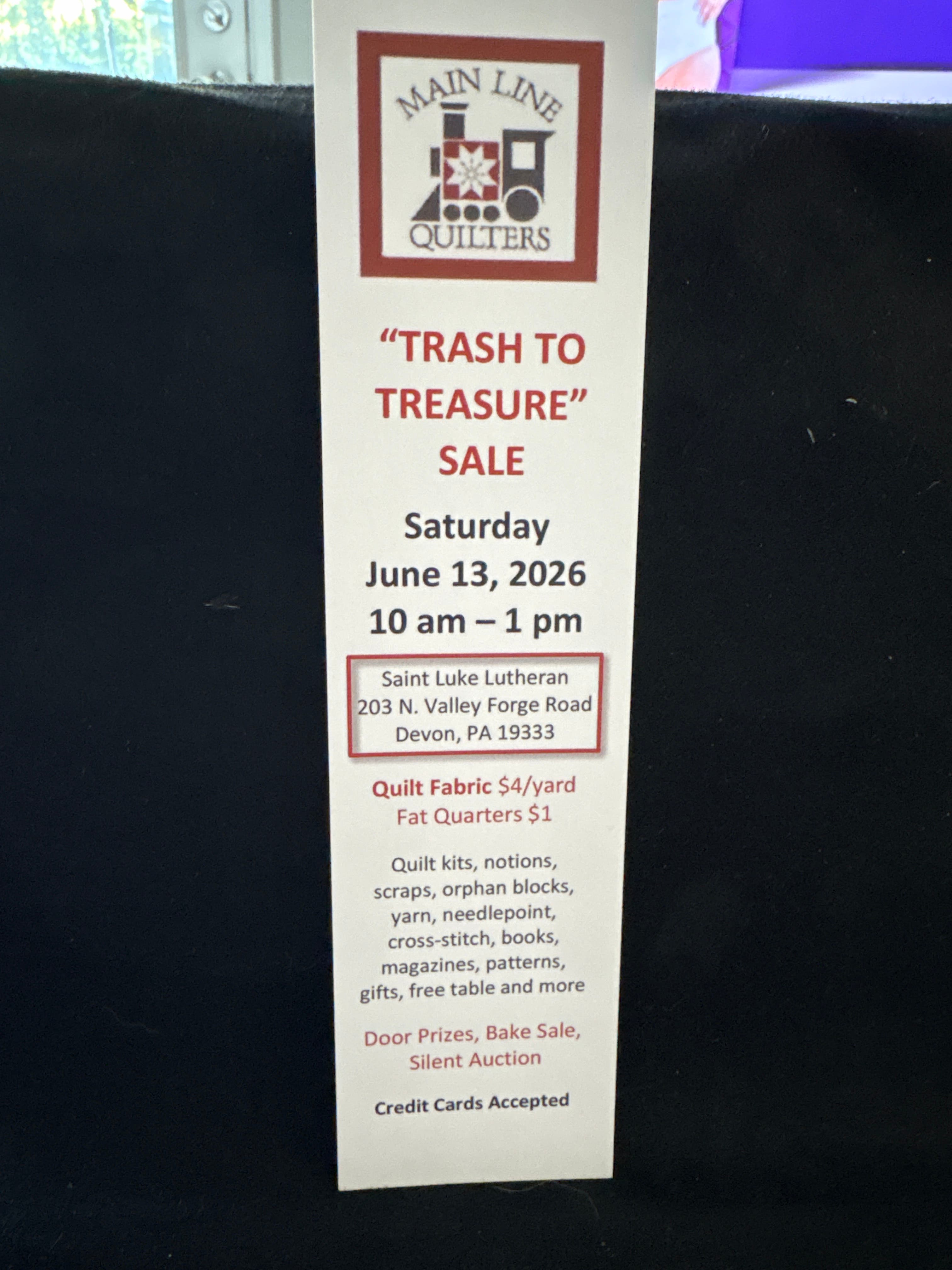 Trash to Treasure Sale