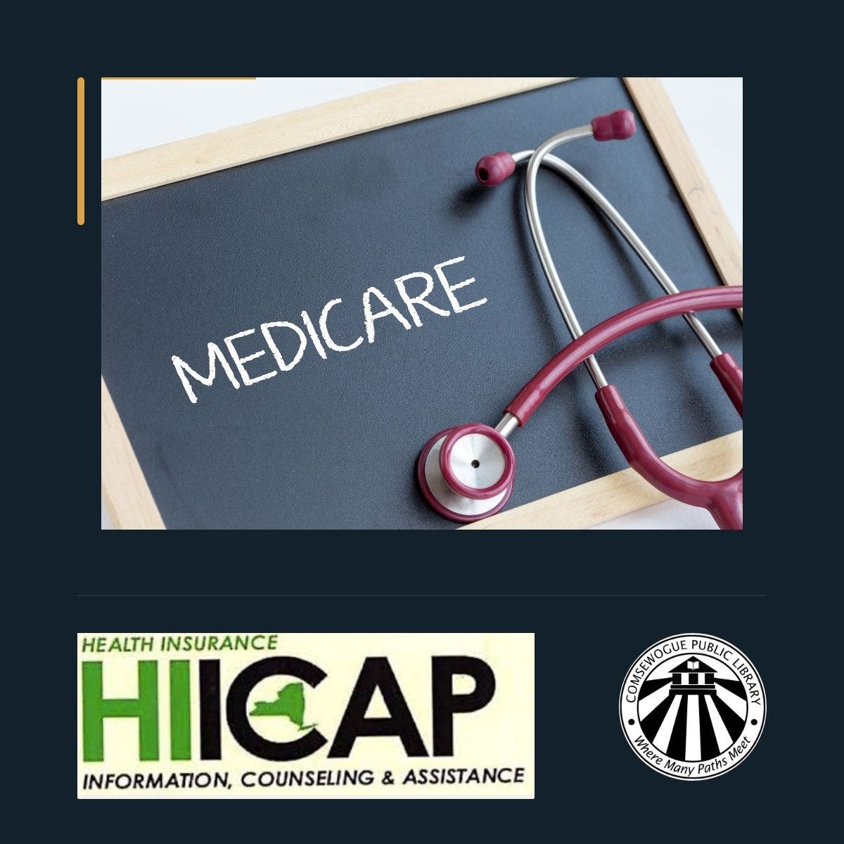 HIICAP: Health Insurance Information and Counseling at Comsewogue Public Library