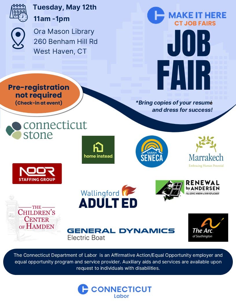 Job Fair at Ora Mason Library 