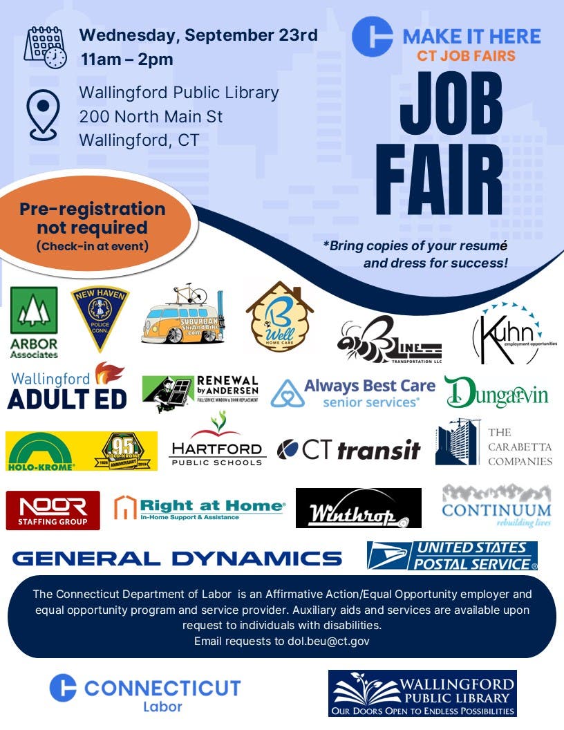 Make It Here CT Job Fairs: Job Fair