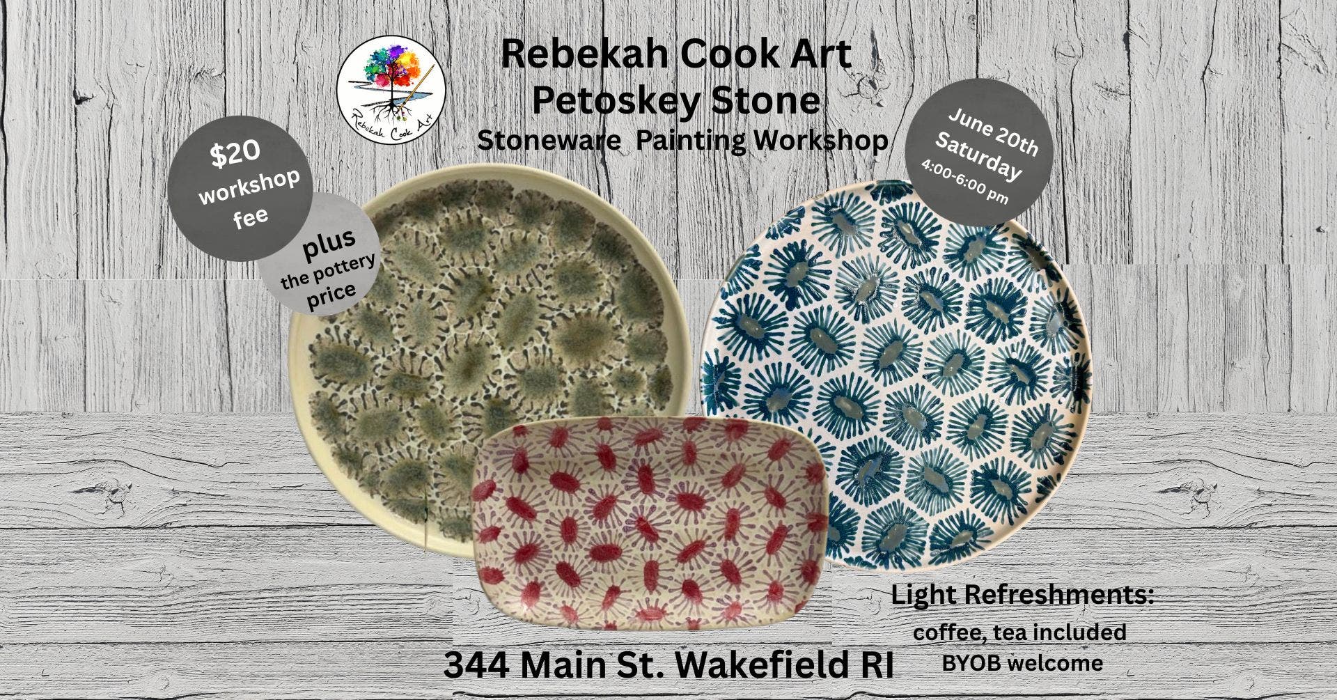 Stoneware Workshop at Rebekah Cook Art