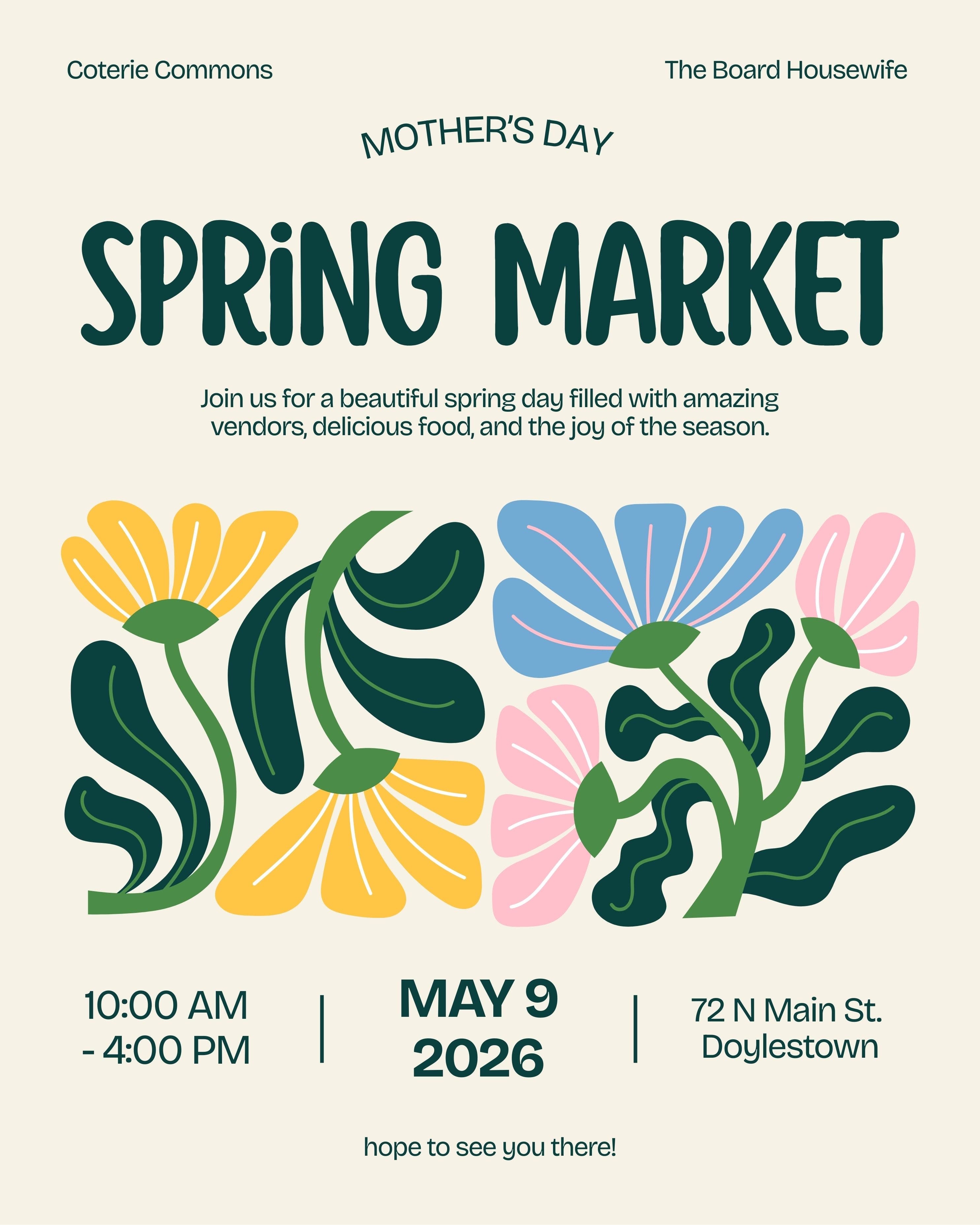 Mother's Day Spring Market 