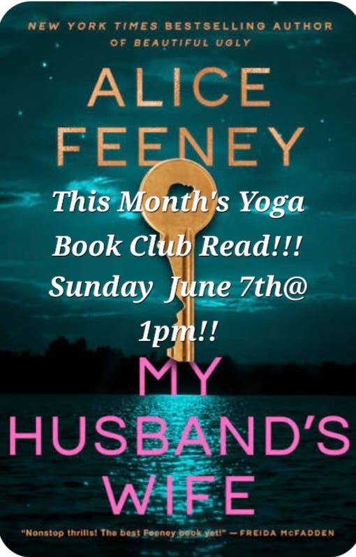 Yoga Book Club Discussion: My Husband's Wife