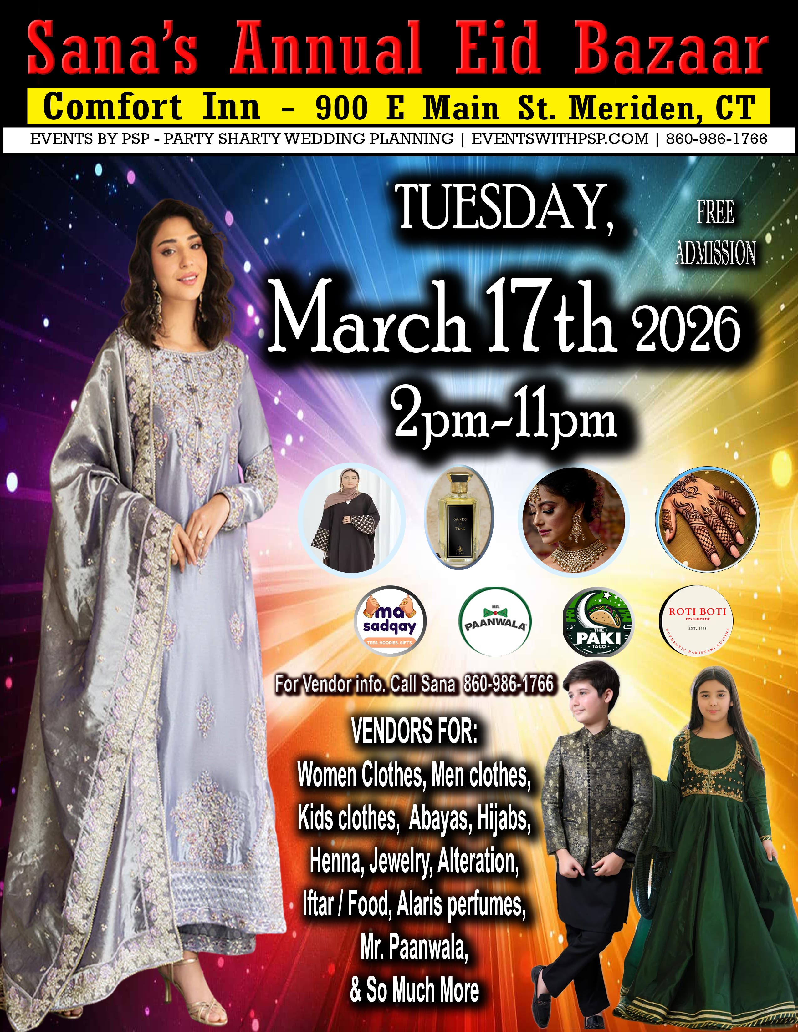 Sana's Annual Eid Bazaar 