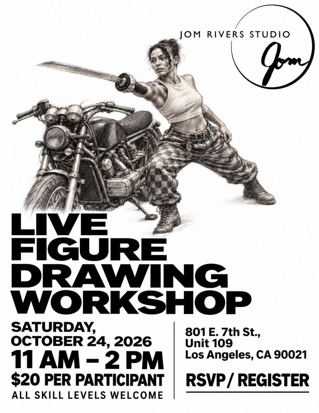 Live Figure Drawing Workshop
