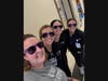 Frasca snaps a Shades For Migraine selfie with her physical therapy team