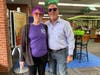 Shades For Migraine volunteer Jeannie Black with Oklahoma State Senator Chuck Hall.