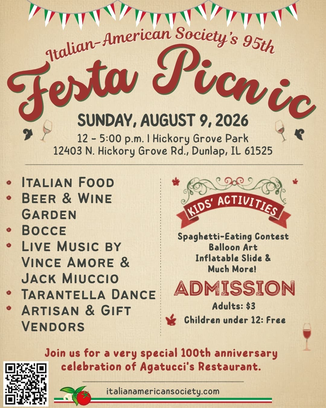 Italian-American Society's 95th Festa Picnic