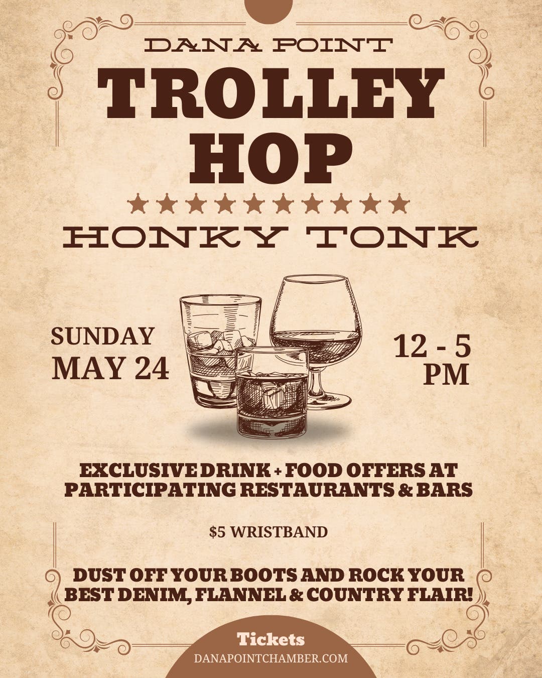 Dana Point Trolley Hop: Country Honky Tonk