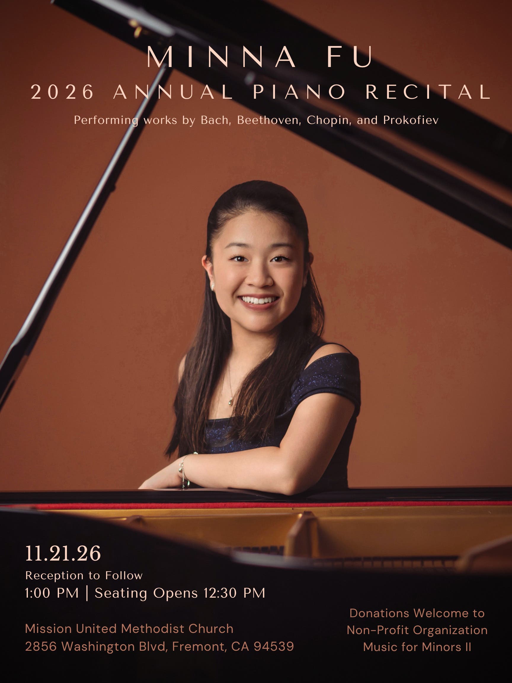 2026 Annual Piano Recital, Minna Fu
