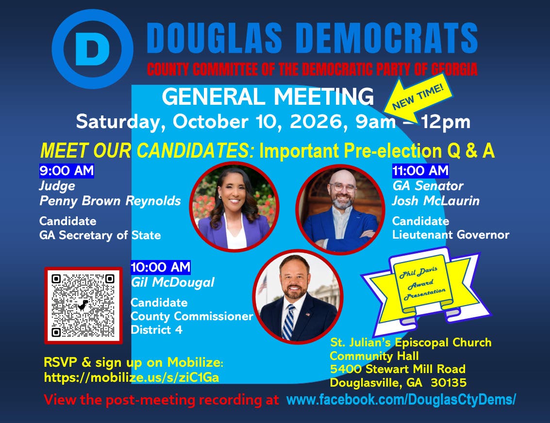 Douglas County Democrats General Meeting