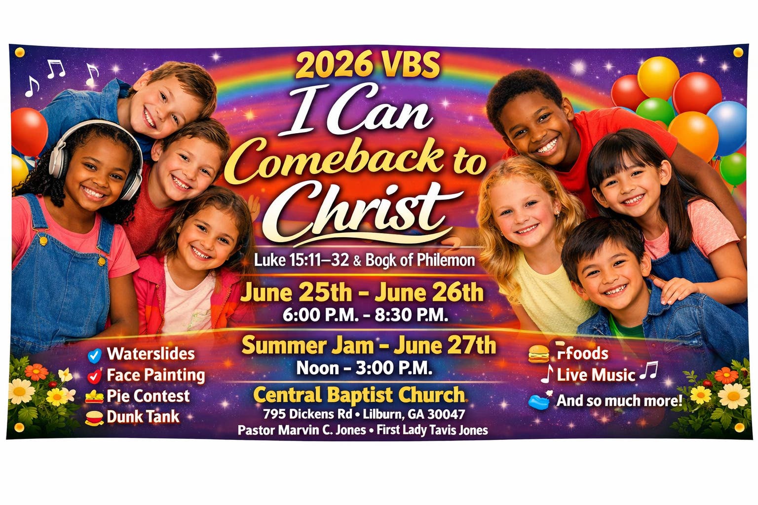2026 VBS I Can Comeback To Christ
