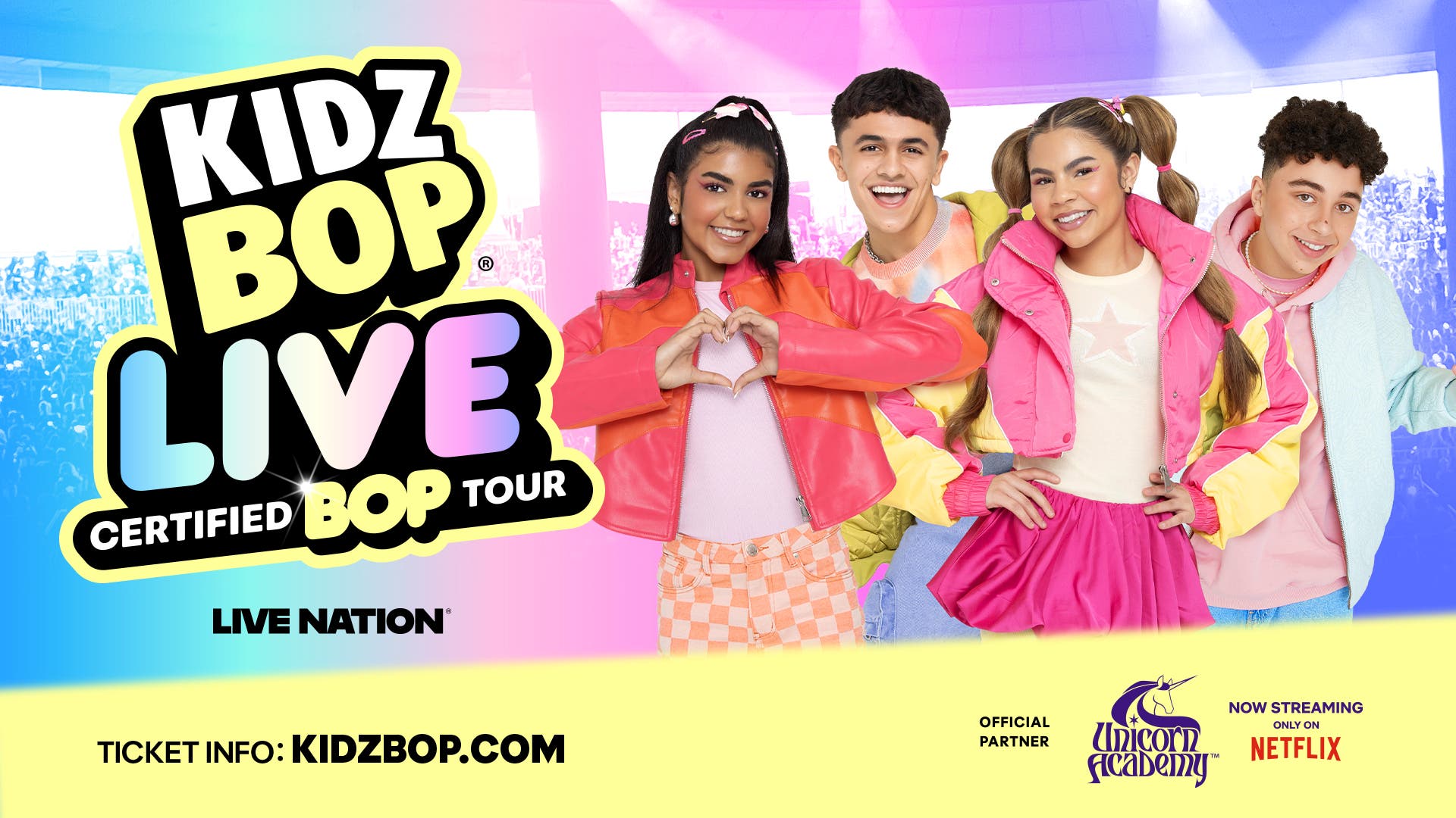 KIDZ BOP LIVE Certified BOP Tour