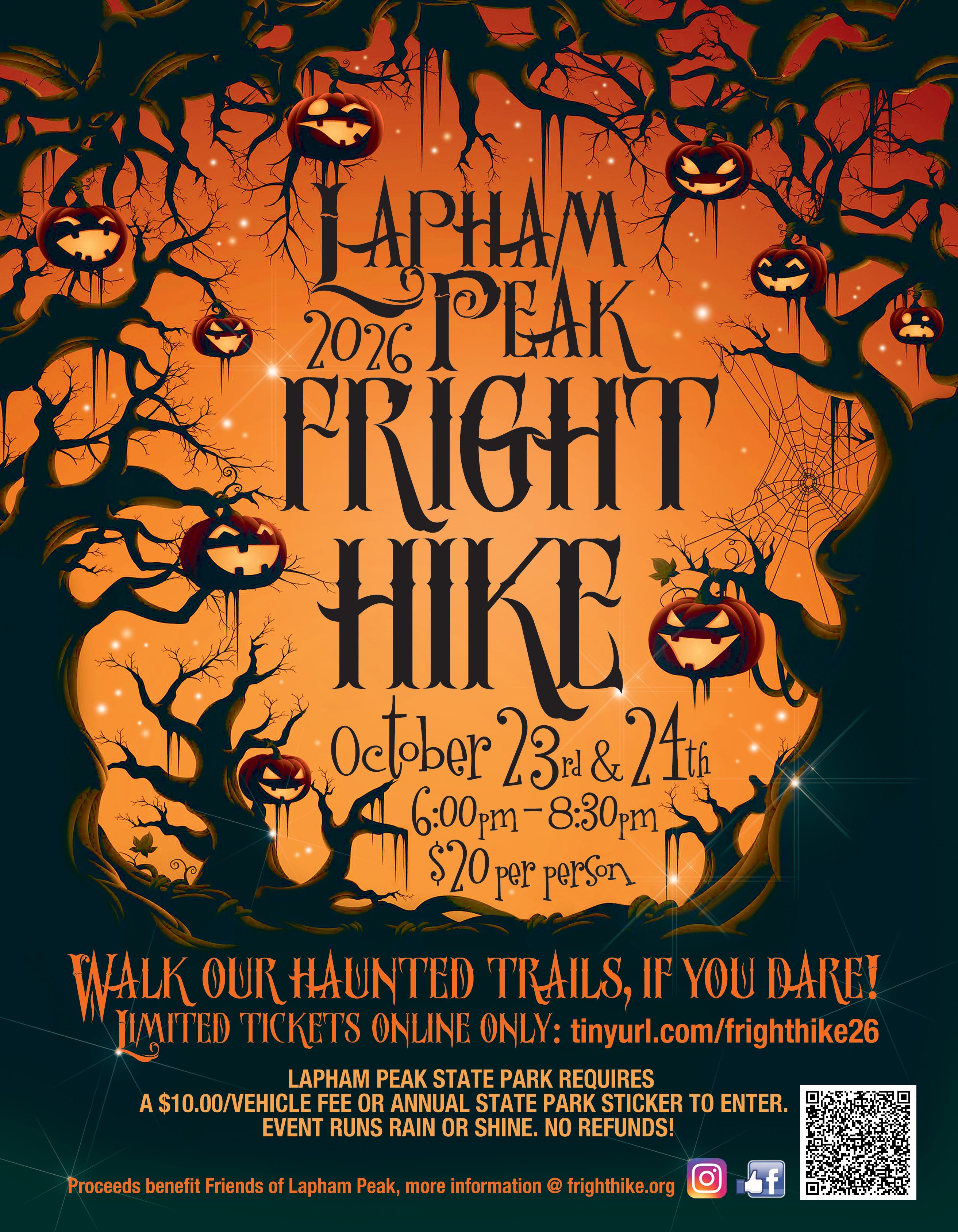 Lapham Peak Fright Hike