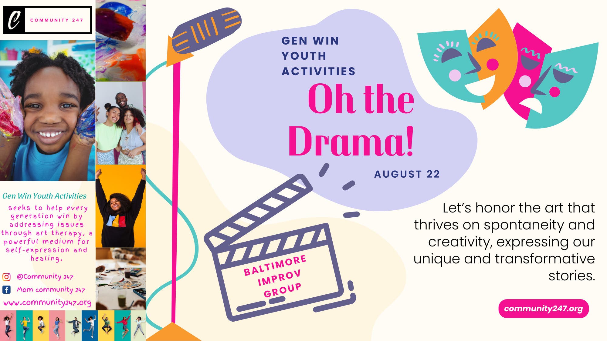 Gen Win Youth Activities:  Oh the Drama!  