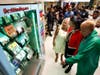 From left, Matteson 162 school board member Karen McCray, Superintendent Dr. Blondean Y. Davis and Illinois School principal, Dr. Shernita Mays, check out the selections in the new book vending machine.