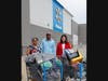 From left, District 162 Assistant Director of Special Education Rebecca Dixon, Making Disciples founder Eric Bassette and Director of Special Education Jaime Goodley display school supplies purchased with a $1,500 Making Disciples donation.