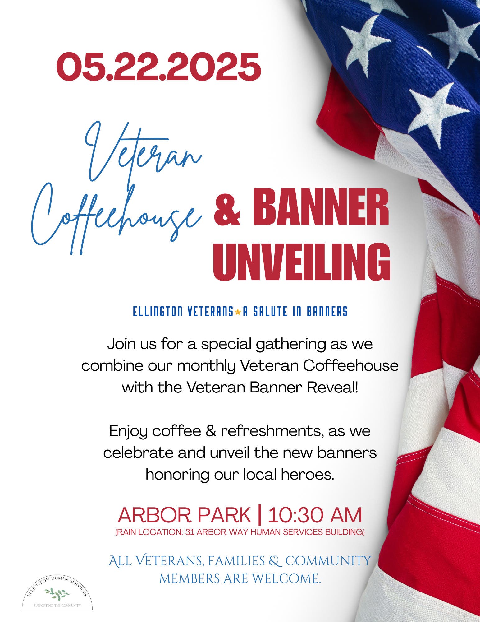 Veteran Coffeehouse & Banner Unveiling 