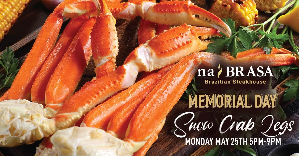 Memorial Day: All you can eat Snow Crab Legs 