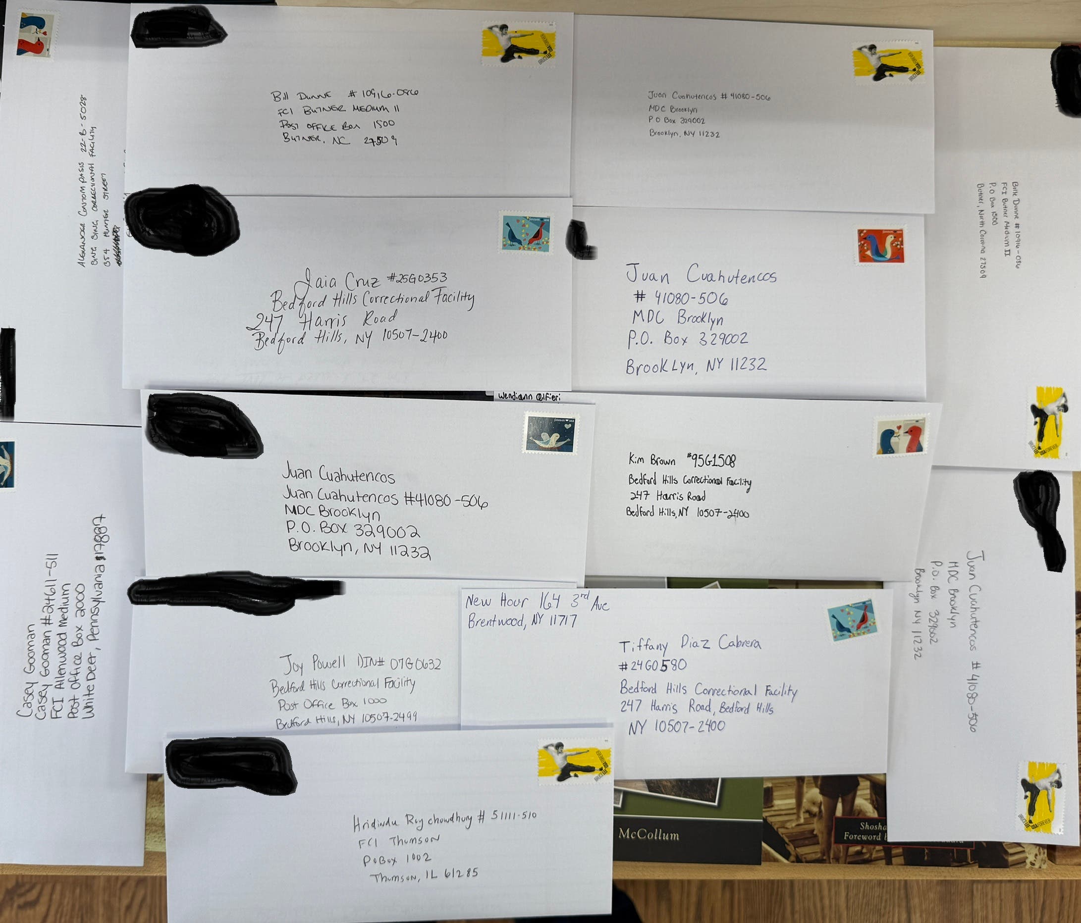 Letter writing to people in prison and jail