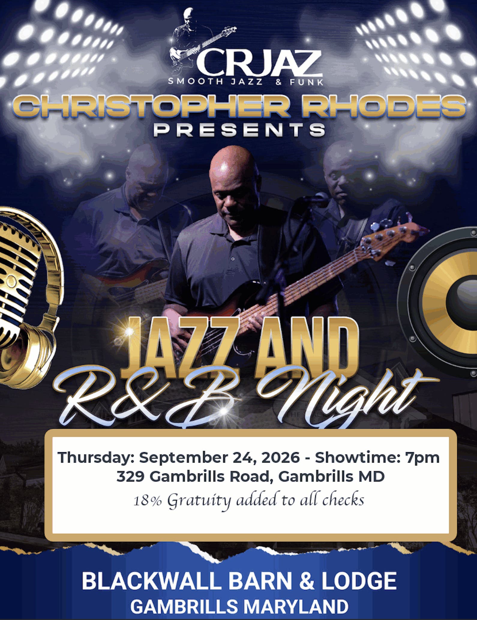 Christopher Rhodes Presents Jazz and R&B Night