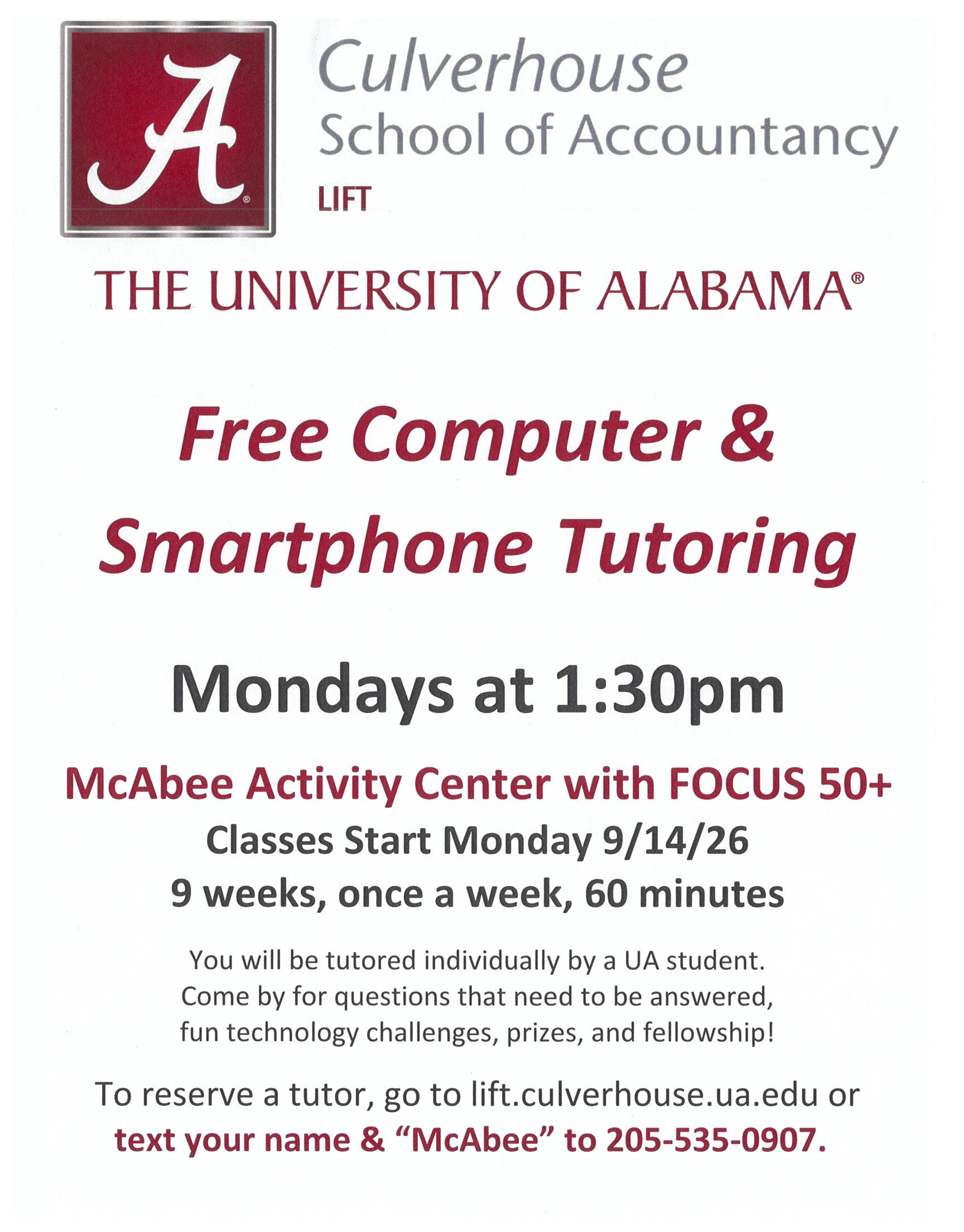 FREE Computer & Smartphone Tutoring 