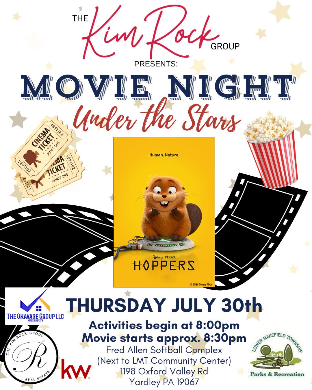 Movie Night Under The Stars: Disney Pixar Hoppers