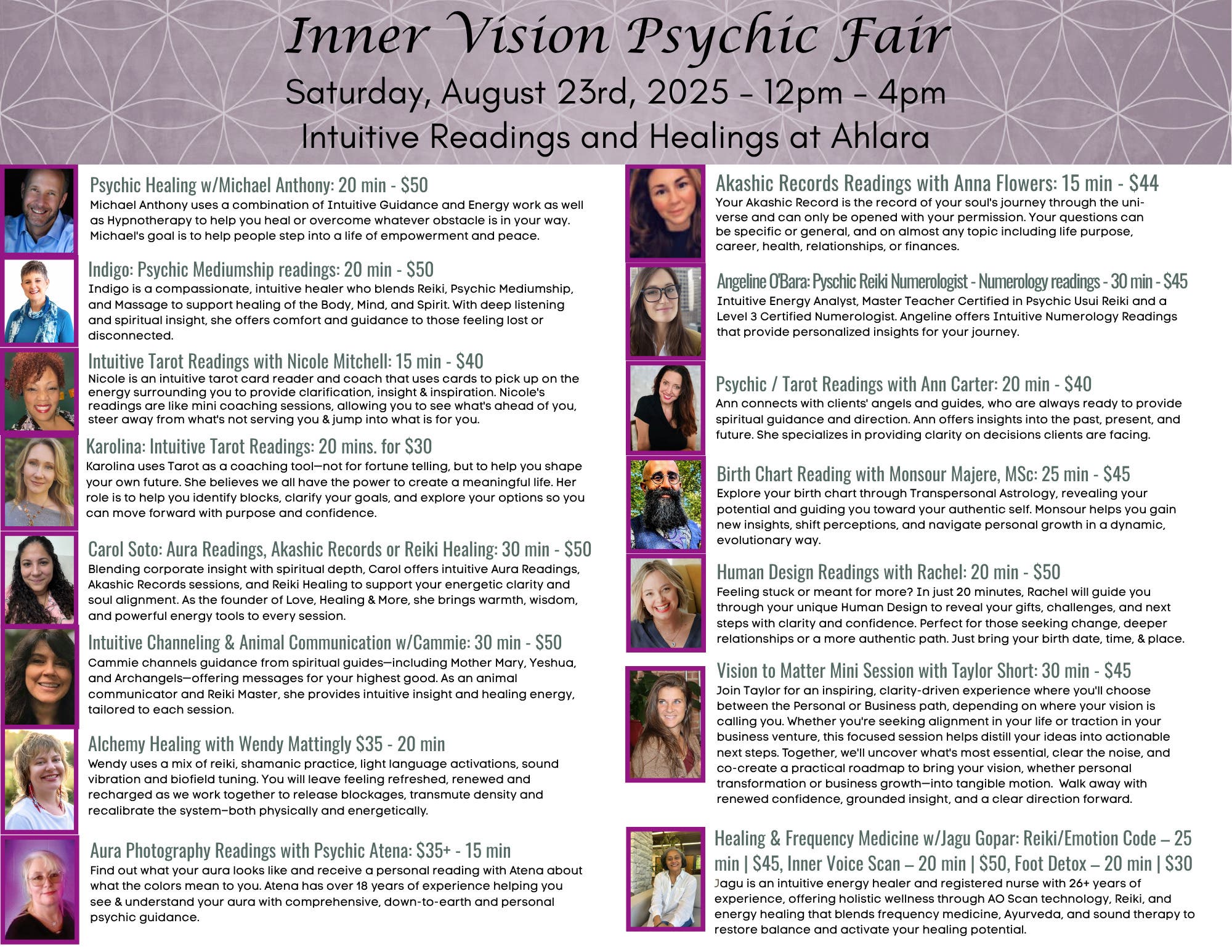 Inner Vision Psychic Fair