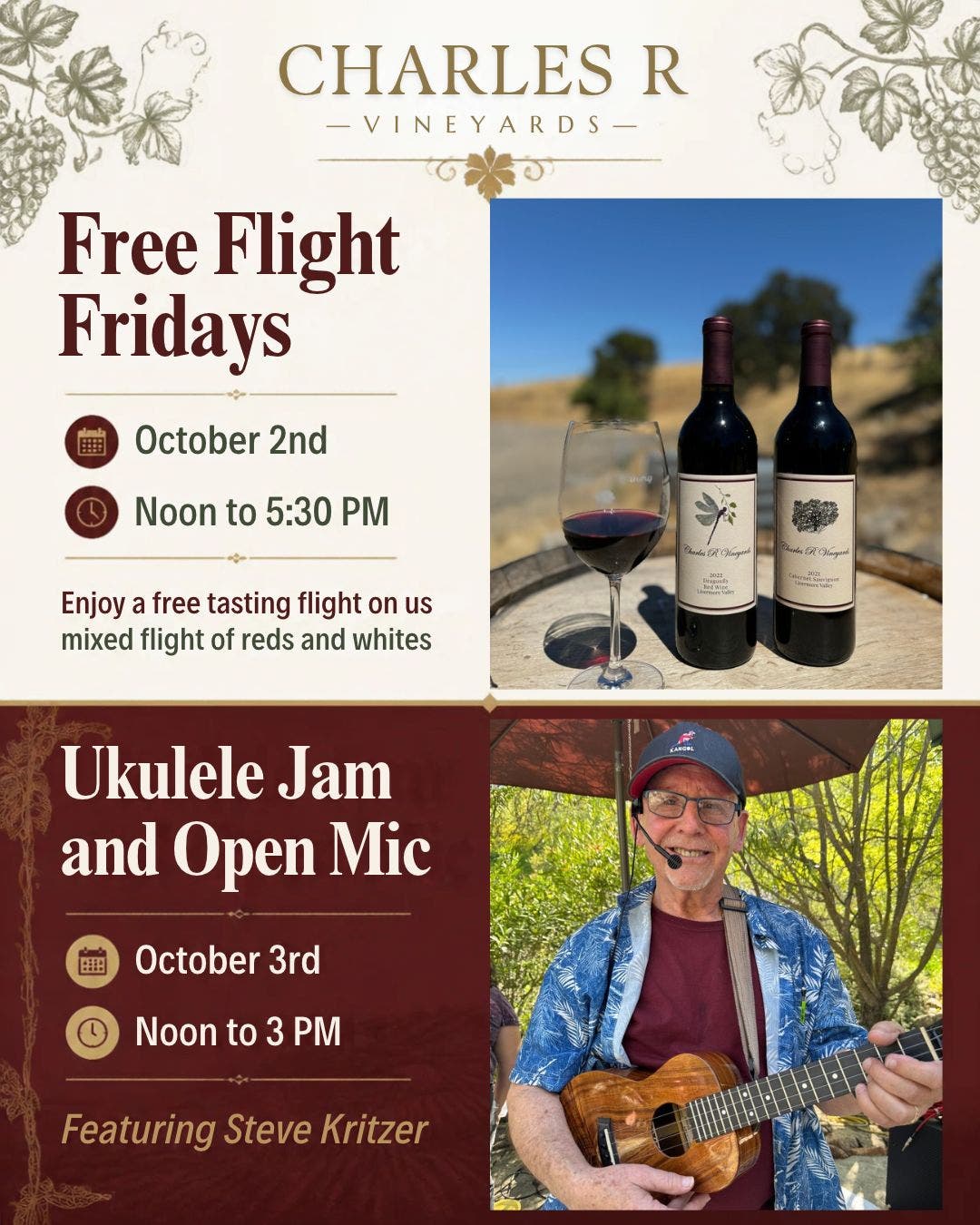 A Weekend of Wine, Music, and Fun at Charles R Vineyards