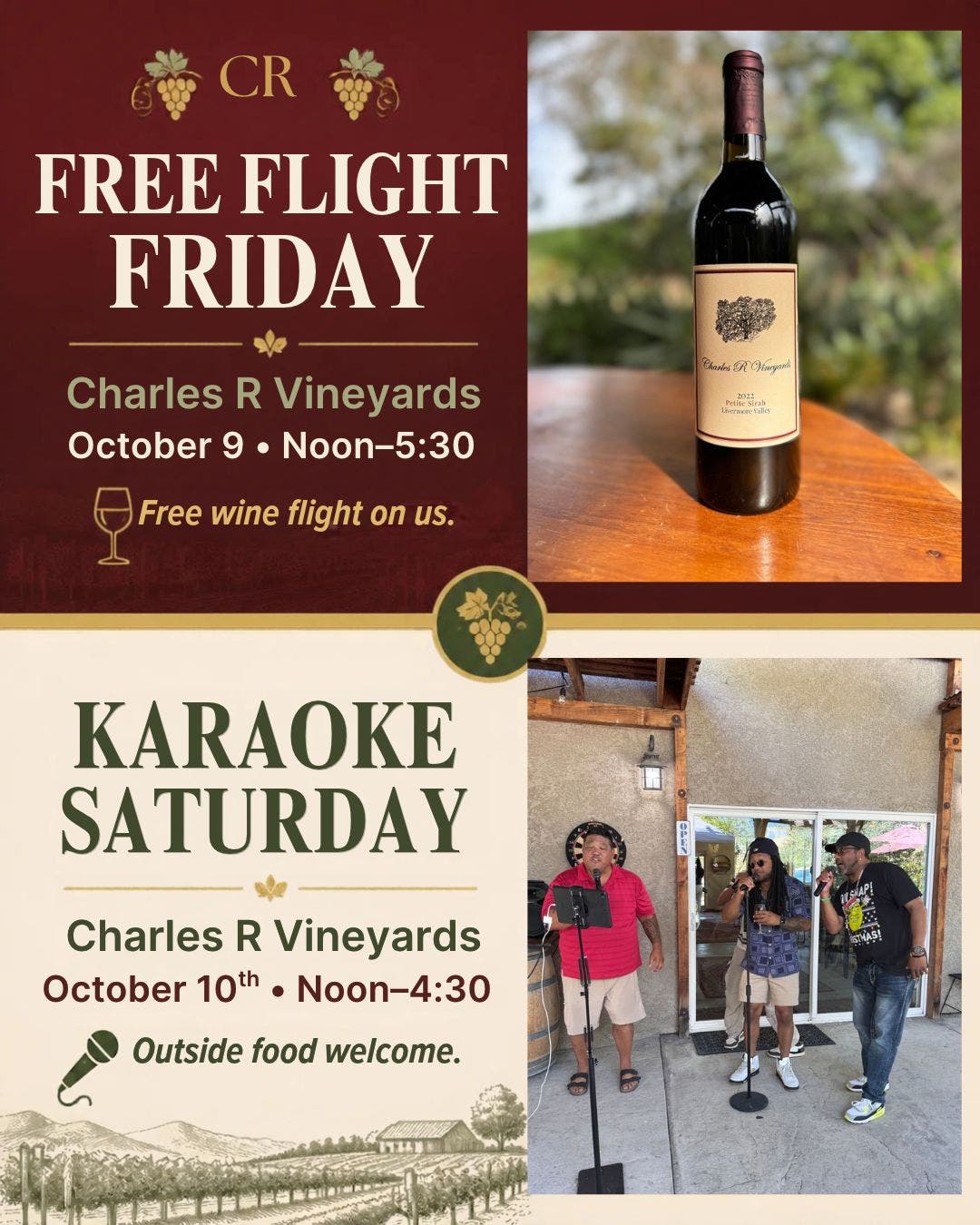 Free Flight Friday & Karaoke Saturday