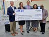 L to R: Fred Wasiak, Food Bank of South Jersey; Elizabeth McCarthy, Community Foodbank of New Jersey; Mark Valli, Norwescap; Triada Stampas, Fulfill; James "Butter" Allen, Mercer Street Friends.