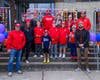 MELROSE LITTLE LEAGUE showed up to show their support. 